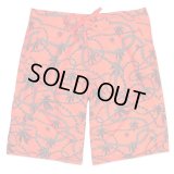 【CROOKS&CASTLES】 CHAINLEAF BOARD SHORT (RED)