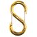 画像1: 【CROOKS&CASTLES】 B&E CARABINER (GLD) (1)