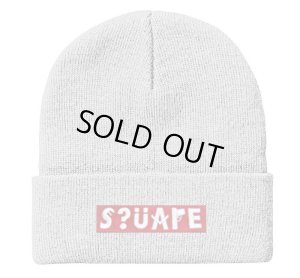 画像1: 【SQUARE】 BOX LOGO KNIT CAP (GRY)