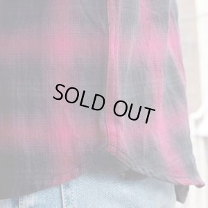 画像7: 【FLIP THE SCRIPT】 OMBRE CHECK SHIRT
