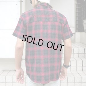 画像4: 【FLIP THE SCRIPT】 OMBRE CHECK SHIRT