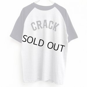 画像1: 【CRACKLIMB】 9thSUR RAGLAN TEE (GRY/NYV)