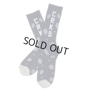 画像1: 【CROOKS&CASTLES】 BANDANA SOCKS