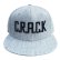 画像2: 【CRACKLIMB】 CRACK SNAPBACK CAP (GRY) (2)