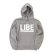 画像1: 【LIBE BRAND】 BIG LOGO PARKER (GRAY) (1)