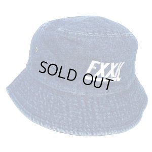 画像1: 【CRACKLIMB】 FXXK BUCKET HAT (INDIGO)