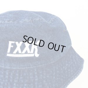 画像2: 【CRACKLIMB】 FXXK BUCKET HAT (INDIGO)