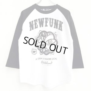 画像1: 【CRACKLIMB】 ONE HAND RAGLAN TEE (WHT)