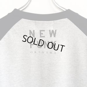 画像4: 【CRACKLIMB】 ONE HAND RAGLAN TEE (GRY)