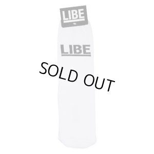 画像2: 【LIBE BRAND】BIG LOGO SOX (WHITE)