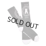 【CROOKS&CASTLES】 CHAIN C CASTLE SOCKS