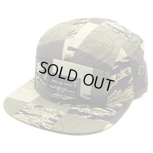 画像1: 【CROOKS&CASTLES】 PATCHWORK CAMO 5 PANEL CAP