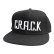 画像1: 【CRACKLIMB】 CRACK SNAPBACK CAP (BLK) (1)