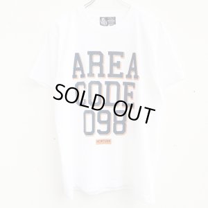 画像1: 【CRACKLIMB】 AREA CODE 098 TEE (WHT)