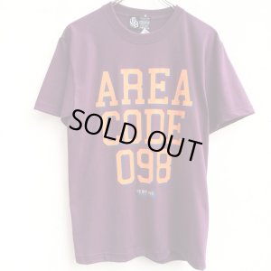 画像1: 【CRACKLIMB】 AREA CODE 098 TEE (PPL)