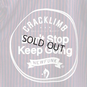 画像4: 【CRACKLIMB】 Don't Stop Keep Going SHIRT (NYV/RED)