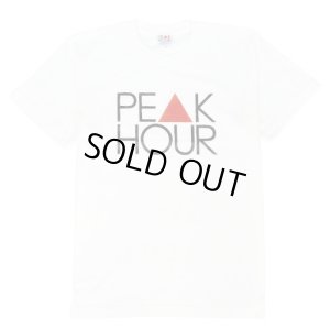 画像1: 【PEAK▲HOUR】 PE▲K HOUR TEE (WHT)