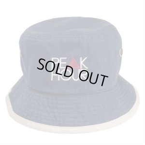 画像2: 【PEAK▲HOUR】 PE▲K HOUR 2TONE BUCKET HAT (NAVY×BEIGE)
