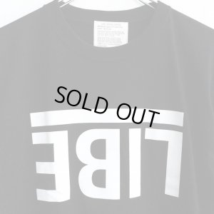 画像3: 【NEWFUNK × LIBE BRAND】 UPSIDE DOWN BIG LOGO TEE (BLK)