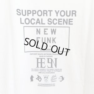 画像4: 【NEWFUNK × LIBE BRAND】 UPSIDE DOWN BIG LOGO TEE (WHT)