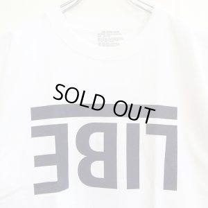 画像3: 【NEWFUNK × LIBE BRAND】 UPSIDE DOWN BIG LOGO TEE (WHT)