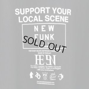 画像4: 【NEWFUNK × LIBE BRAND】 UPSIDE DOWN BIG LOGO TEE (BLK)