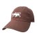 画像1: 【CRACKLIMB】 BLACK PANTHER 6 PANEL CAP (BROWN) (1)