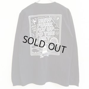 画像2: 【CRACKLIMB】 FLY UP LONG TEE (BLK)