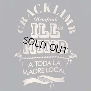 画像3: 【CRACKLIMB】 ILL MIND TEE (BLACK)