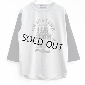 画像1: 【CRACKLIMB】 ILL MIND BASEBALL TEE