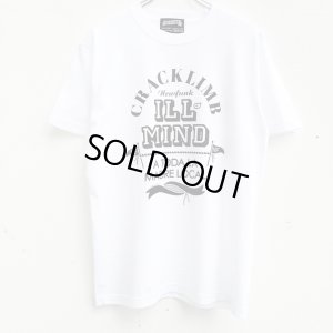 画像1: 【CRACKLIMB】 ILL MIND TEE (WHITE)