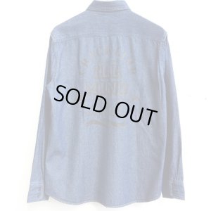 画像2: 【CRACKLIMB】 ILL MIND DENIM SHIRT (INDIGO)