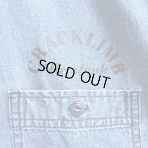 画像4: 【CRACKLIMB】 ILL MIND DENIM SHIRT (LIGHT INDIGO)