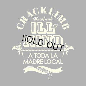 画像7: 【CRACKLIMB】 ILL MIND LONG TEE (BLACK) 