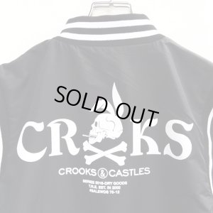 画像5: 【CROOKS&CASTLES】 THE PLAYER STADIUM JACKET (BLACK)