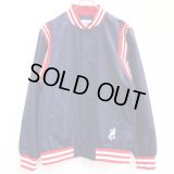 【CROOKS&CASTLES】 THE PLAYER STADIUM JACKET (NAVY)