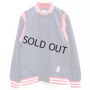 画像1: 【CROOKS&CASTLES】 THE PLAYER STADIUM JACKET (NAVY)