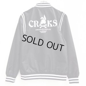 画像2: 【CROOKS&CASTLES】 THE PLAYER STADIUM JACKET (BLACK)
