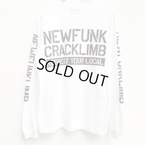 画像2: 【CRACKLIMB】 C.M.N.D LONG TEE (WHITE)