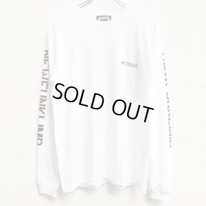 画像1: 【CRACKLIMB】 C.M.N.D LONG TEE (WHITE)