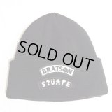 【SQUARE】 BRATSON×SQAR COLLABO KNIT CAP "LOGO DESIGN"