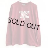 【CRACKLIMB】 HAL LONG TEE (WINE)