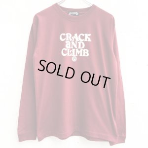 画像1: 【CRACKLIMB】 HAL LONG TEE (WINE)