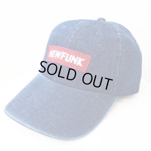 画像1: 【CRACKLIMB】 NF BOX LOGO DENIM 6 PANEL CAP (INDIGO)