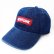 画像1: 【CRACKLIMB】 NF BOX LOGO DENIM 6 PANEL CAP (INDIGO) (1)