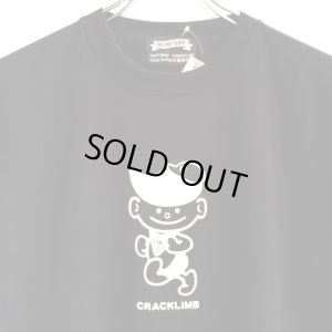 画像2: 【CRACKLIMB】 クラッ君 TEE (BLACK)