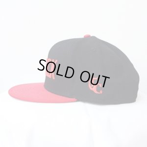 画像4: 【CRACKLIMB】 CRACK SNAPBACK CAP (BLACK×RED)
