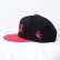 画像4: 【CRACKLIMB】 CRACK SNAPBACK CAP (BLACK×RED)