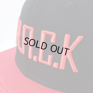 画像3: 【CRACKLIMB】 CRACK SNAPBACK CAP (BLACK×RED)