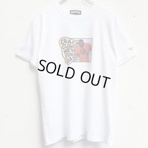 画像1: 【CRACKLIMB】 GAZE×CRACK / BIZ TEE (WHITE)
